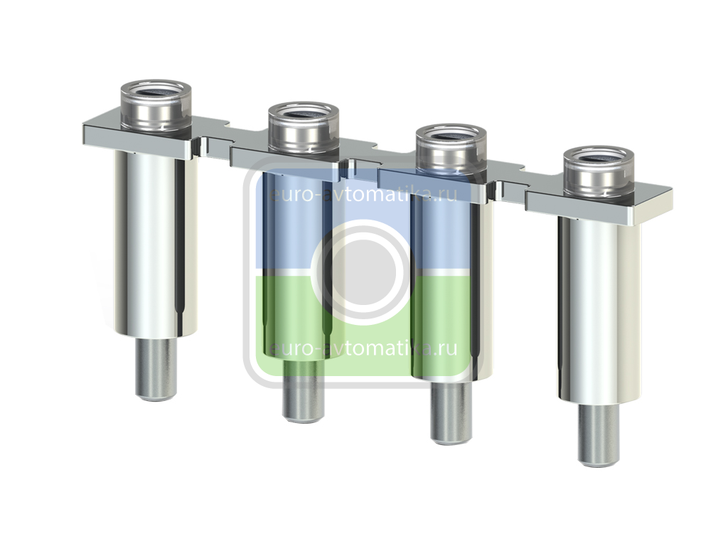 KLEMSAN 474164 Перемычка для AVK16/ AVK 16RD, (4 полюса);  UK16/4 KLEMSAN 474164 Перемычка для AVK16/ AVK 16RD, (4 полюса);  UK16/4