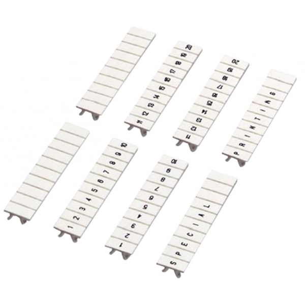 Schneider Electric NSYTRAB5L1N ЛЕНТА МАРКИРОВКИ ДЛЯ КЛЕММНИКОВ ШИРИНОЙ 5ММ, СИМВОЛЫ L1, L2, L3, N, PE, БЕЛ