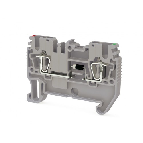 KLEMSAN 311085 Пружинная клемма серии  SRD 2,5E (Черный)