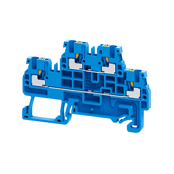 КЭАЗ 331863 Клемма 2х-ярусная push-in OptiClip CPDL-2,5-2L-I-BU-синий