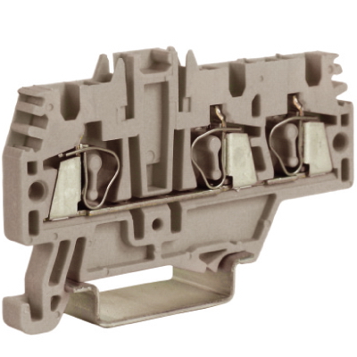 DKC ZHM510GR HMM.2/1+2GR(Ex), проходной зажим 2,5 кв.мм серый 1 ввод/2 вывода