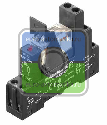 Weidmuller 7940006159 RCLKIT 230VAC 2CO LED RT Исполнение: RIDERSERIES RCL, Релейный модуль, Количество контактов: 2 Переключающий контакт AgNi 90/10, Номинальное напряжение: 230 В AC, Ток: 8 A, Винтовое соединение