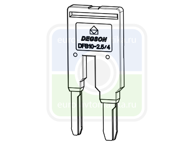 DEGSON 11060000457 DFB10-8.2-11-00A(H), Перемычка DFB для клемм DS, 10П, 6 мм.кв, серый, шт DEGSON 11060000457 DFB10-8.2-11-00A(H), Перемычка DFB для клемм DS, 10П, 6 мм.кв, серый, шт