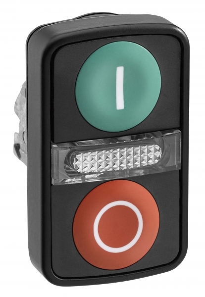 Schneider Electric ZB4BW7A37417 ГОЛОВКА КНОПКИ ДВОЙНАЯ С МАРКИРОВК + LED ZB4BW7A37417