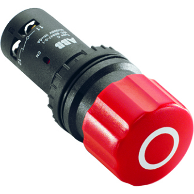 ABB 1SFA619501R1051 Кнопка CE3P-10R-02 аварийного останова с фиксацией 2НЗ отпускание вытягиванием 30мм