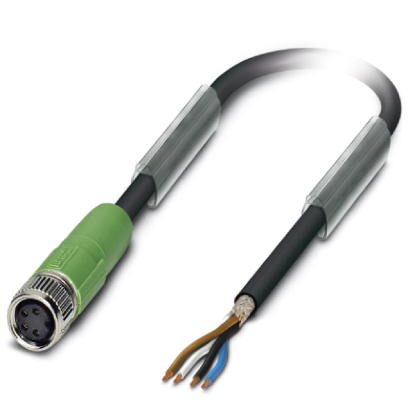 Phoenix contact 1521928 SAC-4P- 3,0-PUR/M 8FS SH Кабель для датчика / исполнительного элемента Phoenix contact 1521928 SAC-4P- 3,0-PUR/M 8FS SH Кабель для датчика / исполнительного элемента
