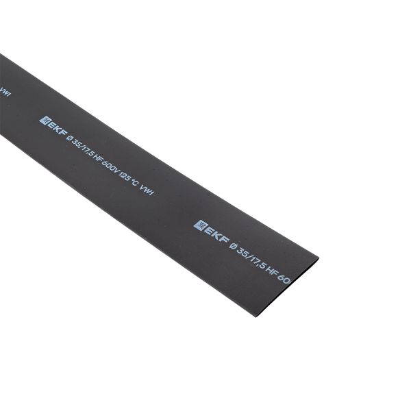 EKF tut-35-b-1m Термоусаживаемая трубка ТУТ нг 35/17.5 черная в отрезках по 1м EKF PROxima