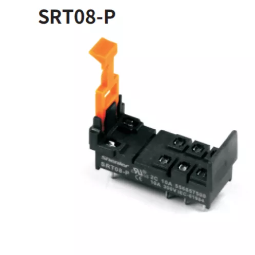 SHENLER SRT08-P Цоколь SRT08-P, 10A(300V), для печатных плат, черный, для RFT2CO, 46.52, G2R-2, KRI2