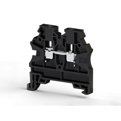 KLEMSAN 304205RP Клеммник на DIN-рейку 2,5мм.кв. (черный); AVK2,5 RD (RP)