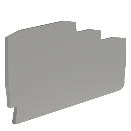 DKC ZEFT251GR Крышка для трехуровневой клеммы на 2,5 кв.мм