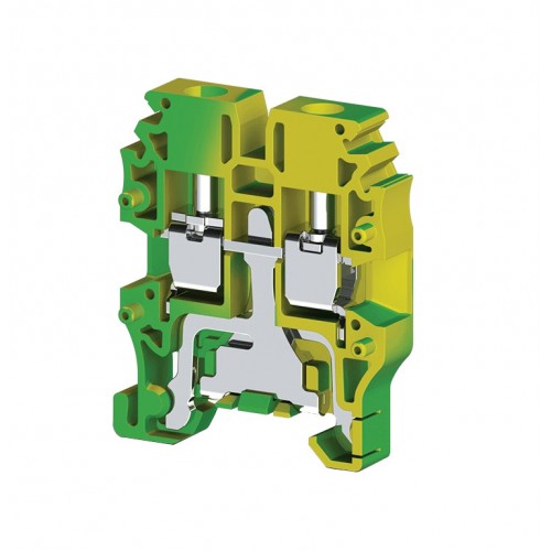 KLEMSAN 334420 Клеммник винтовой мини 2,5 мм.кв., (земля); MVK 2,5T