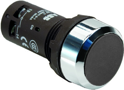 ABB Кнопка CP1-30B-20 черная б/фикс 2HO