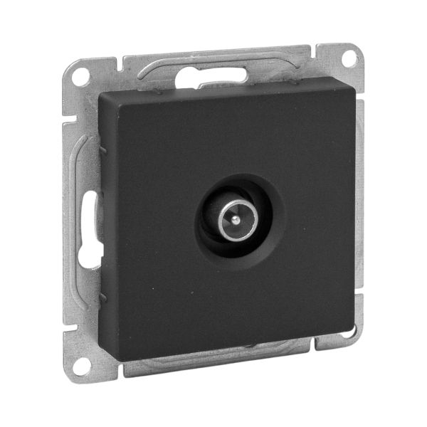 EKF UP1-SOB-TV-3 Механизм розетки TV, оконечная, чёрный Эпика EKF