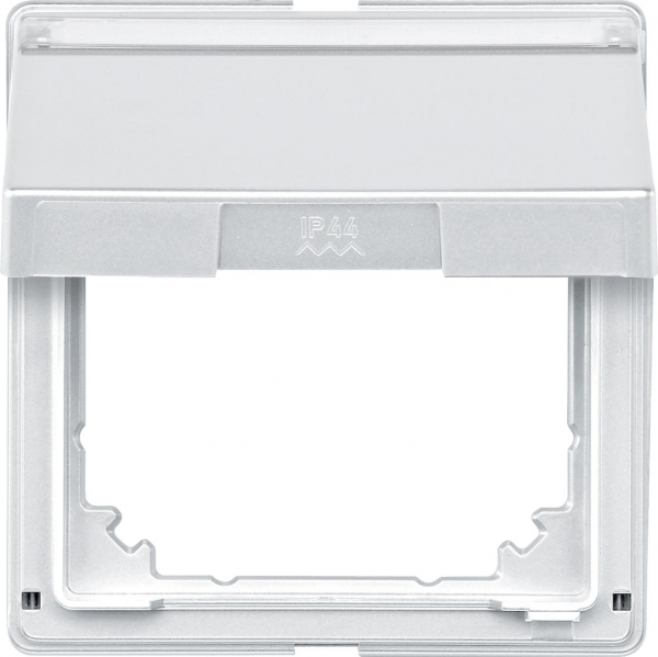 Schneider Electric MTN516619 MERTEN Aquadesign ПРОМЕЖ. КОЛЬЦО с крышкой пол.д/надписи, ПОЛ.БЕЛЫЙ