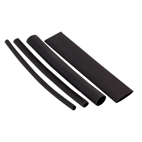 EKF tut-k-n-1-r Набор ТУТк клеевые нг черные. Разного диаметра (3/1; 4.8/1.6; 6/2; 9/3; 12/4) 21шт по 100мм. EKF PROxima