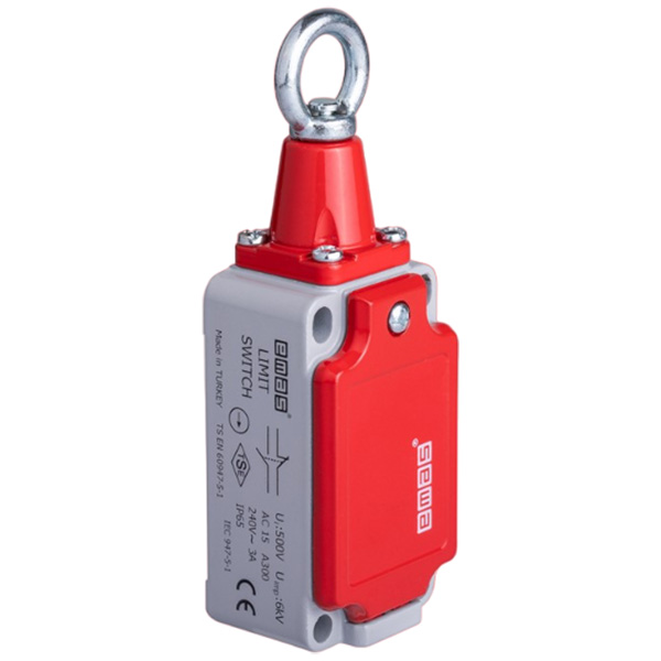 L52K13HUM111 Выключатель концевой быстрого переключения с металлической консолью, стальным кольцом (1НО+1НЗ)