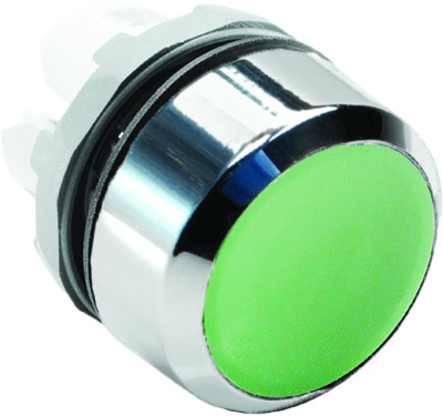 ABB Кнопка MP1-20G зеленая (только корпус) без подсветки без фиксации ABB Кнопка MP1-20G зеленая (только корпус) без подсветки без фиксации