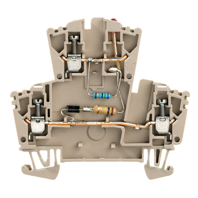 Weidmuller 8013140000 WDK 2.5 LD/RT 1D 2R 230 Исполнение: W-серия, Проходная клемма, Двухуровневая клемма, Расчетное сечение: 2.5 мм.кв, Винтовое соединение
