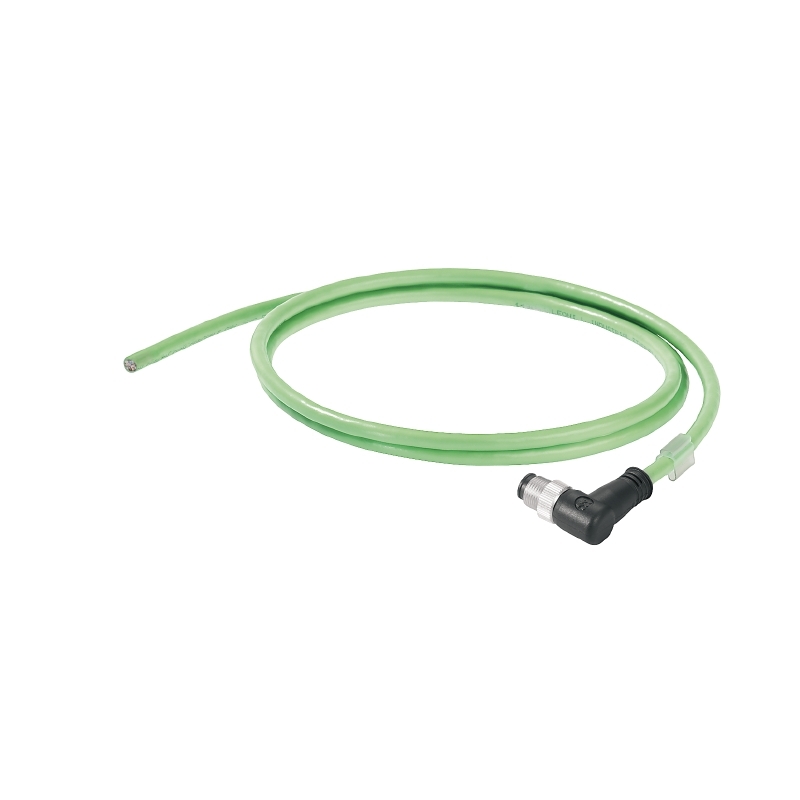 Weidmuller 1059750030 IE-C5DD4UG0030MCAXXX-X Исполнение: Тросовый кабель, PROFINET, Вилка угловая M12 IP 67, открытый, Кат.5 (ISO/IEC 11801) / кат.5e (TIA T568-B), Полиуретан, 3 m Weidmuller 1059750030 IE-C5DD4UG0030MCAXXX-X Исполнение: Тросовый кабель, PROFINET, Вилка угловая M12 IP 67, открытый, Кат.5 (ISO/IEC 11801) / кат.5e (TIA T568-B), Полиуретан, 3 m