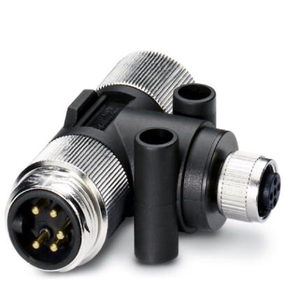 Phoenix contact 1401028 SAC-5P-M12T/2XMIN DN Т-образный распределитель для шинных систем