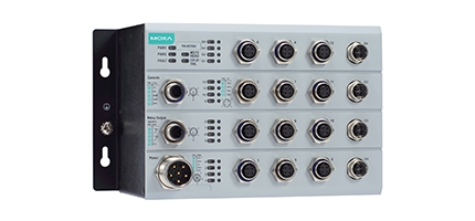MOXA Коммутатор TN-4516A-4GTXBP-WV-T L2 Managed Ethernet switch, 12 * 10/100BaseT(X) and 4 * 10/100/1000 Base-T(X) M12 connectors with bypass function, power input 24 - 110 VDC, -40/75