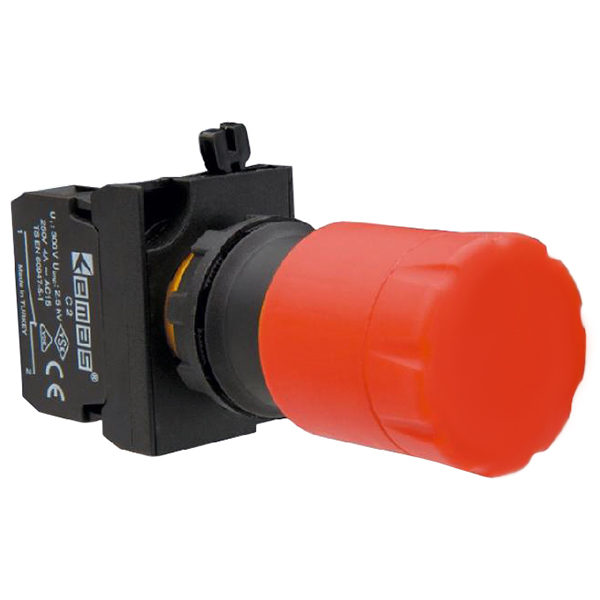 CP200ECN30 Кнопка аварийная включение отжатием (1НЗ) (CP)