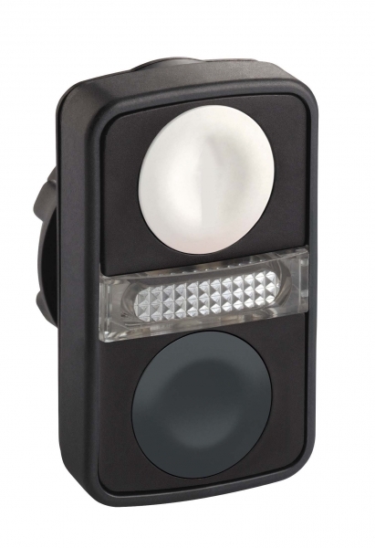 Schneider Electric ZB5AW7A1720 ГОЛОВКА КНОПКИ ДВОЙНАЯ БЕЗ МАРКИР + LED ZB5AW7A1720