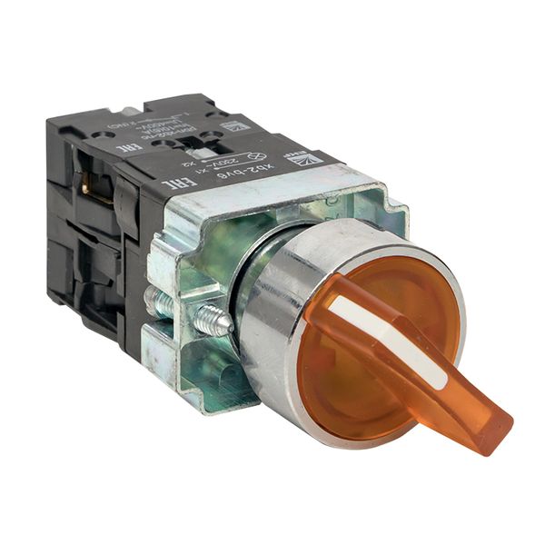 EKF xb2-bk21-y-24 Переключатель BD21 2P c желтой подсветкой 24В NO EKF PROxima