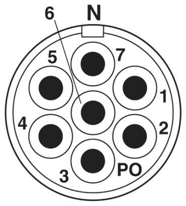 Phoenix contact 1616660 RC-07P1N1283NN Разъем на кабель