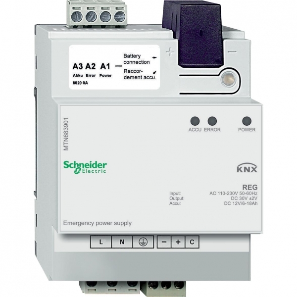 Schneider Electric MTN683901 АВАРИЙНЫЙ ИСТОЧНИК ЭЛЕКТРОПИТАНИЯ REG-K