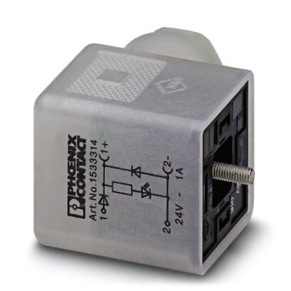 Phoenix contact 1533314 SACC-V-3CON-PG9/A-PFL 12/24 Штекерный модуль для электромагнитного клапана