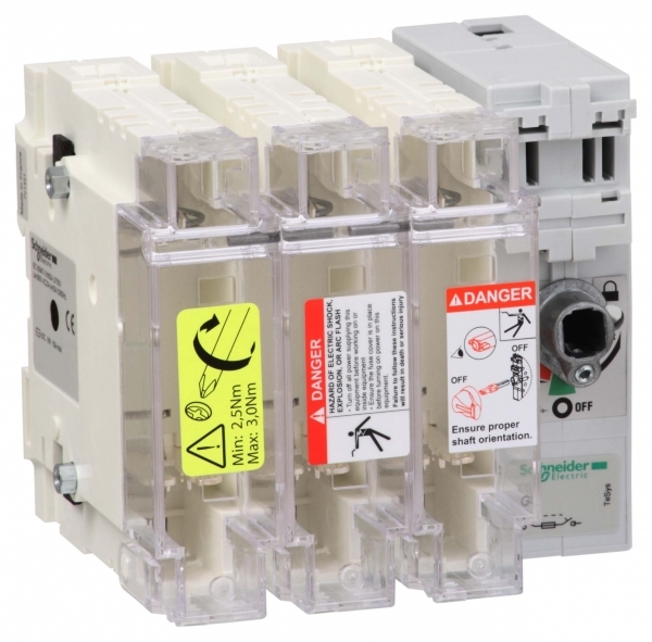 Schneider Electric GS2K3 КОРП. ВКЛ-РАЗ-ПРЕДОХ.3P.22X58.125A