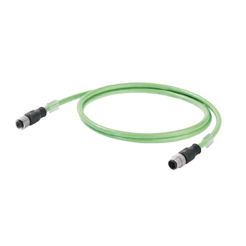 Weidmuller 1059330015 IE-C5DD4UG0015MSSMCS-E Исполнение: Тросовый кабель, PROFINET, M12 IP 67, прямая вилка, M12 IP 67, розетка прямая, Кат.5 (ISO/IEC 11801) / кат.5e (TIA T568-B), Полиуретан, 1.5 m Weidmuller 1059330015 IE-C5DD4UG0015MSSMCS-E Исполнение: Тросовый кабель, PROFINET, M12 IP 67, прямая вилка, M12 IP 67, розетка прямая, Кат.5 (ISO/IEC 11801) / кат.5e (TIA T568-B), Полиуретан, 1.5 m
