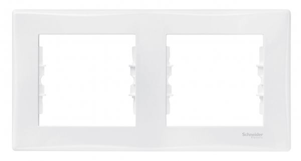 Schneider Electric SDN5800321 Рамка х2 горизонт., бел.