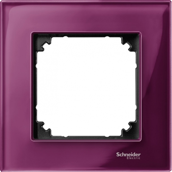 Schneider Electric MTN4010-3206 MERTEN M-Elegance РАМКА стеклянная 1 пост, РУБИН, SM