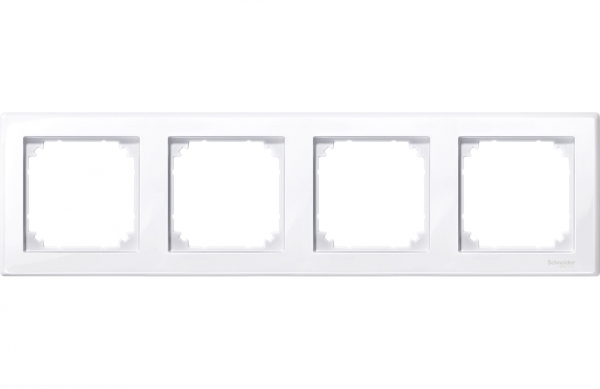 Schneider Electric MTN478425 MERTEN M-Smart РАМКА 4 поста, АКТИВНЫЙ БЕЛЫЙ, SM