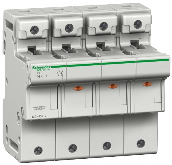 Schneider Electric MGN15712 РАЗЪЕД-ЛЬ ПРЕДОХР. SBI 3П+Н 14Х51 380В