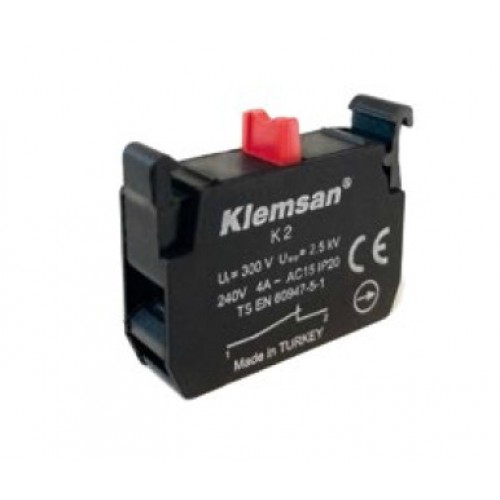 KLEMSAN 800300 Контактный блок; K1; НО