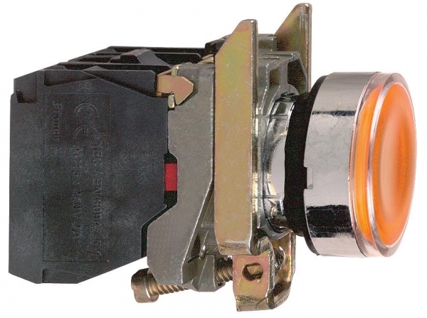 Schneider Electric XB4BW3565 КНОПКА 22ММ 220В С ВОЗВ. С ПОДСВ. XB4BW3565
