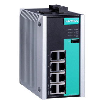 MOXA Коммутатор EDS-G508E Managed full Gigabit Ethernet switch with 8 10/100/1000BaseT(X) ports, t: -10/60