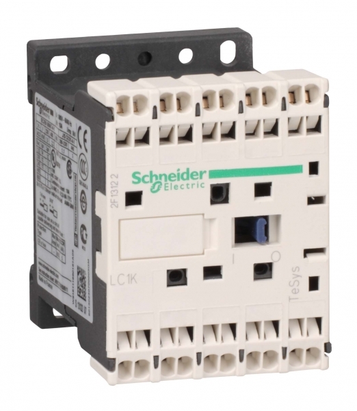 КОНТАКТОР K 3P, 9 A, НЗ, 220V 50/60 ГЦ, ПРУЖИННЫЙ ЗАЖИМ,