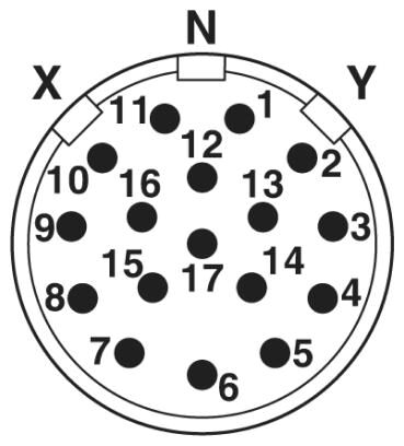 Phoenix contact 1601314 RC-17P1N12A200 Разъем блочный