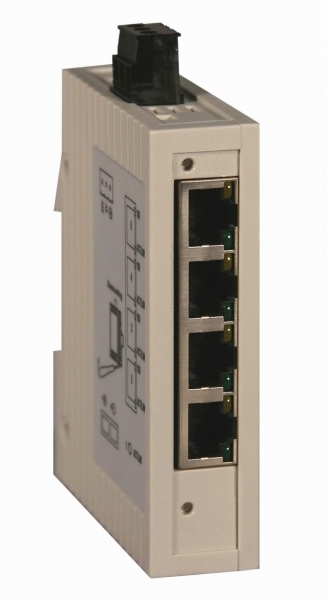 Schneider Electric TCSESU043F1N0 КОММУТАТОР CONNEXIUM (UNMANAGED) 4TX/1FX MM