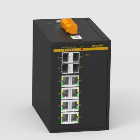 Kyland Коммутатор SICOM3000A-4SFP8T-L2-L2-PN 300071683 4 100Base-X SFP ports, 8 10/100Base-TX ports, RS232 RJ45, 24-48VDC(18-72VDC) dual redundant power supplies, PROFINET