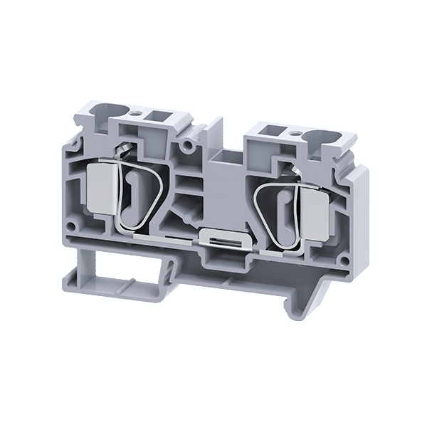 КЭАЗ 289719 Клемма проходная пружинная OptiClip CSC-16-I-76A-(1,5-16)-серый