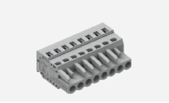 SUPU 450103 Розетка каб. MCS шаг 5.0мм, 3 конт., сер., шт