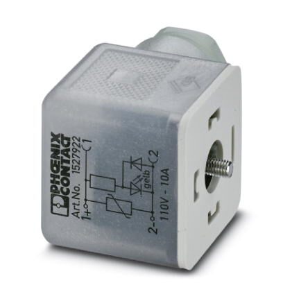 Phoenix contact 1527922 SACC-V-3CON-PG9/A-1L-SV 120V Штекерный модуль для электромагнитного клапана