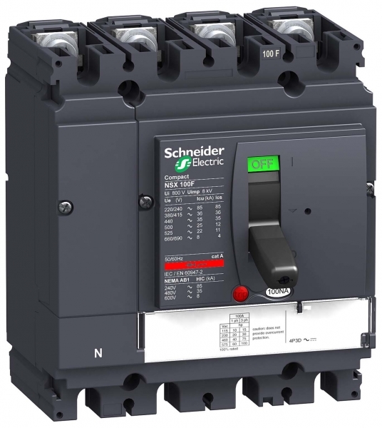 Schneider Electric 4П ВЫКЛ.-РАЗЪЕД. NSX100NA (арт.LV429639)