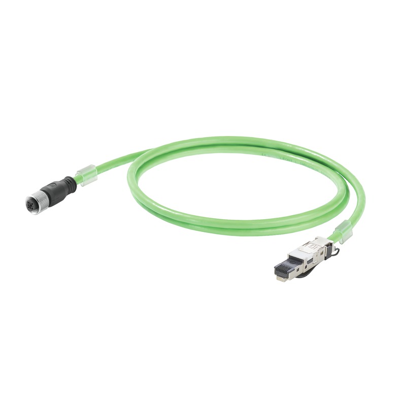 Weidmuller 1059760050 IE-C5DD4UG0050MCAA20-E Исполнение: Тросовый кабель, PROFINET, Вилка угловая M12 IP 67, RJ45 IP 20, Кат.5 (ISO/IEC 11801) / кат.5e (TIA T568-B), Полиуретан, 5 m Weidmuller 1059760050 IE-C5DD4UG0050MCAA20-E Исполнение: Тросовый кабель, PROFINET, Вилка угловая M12 IP 67, RJ45 IP 20, Кат.5 (ISO/IEC 11801) / кат.5e (TIA T568-B), Полиуретан, 5 m