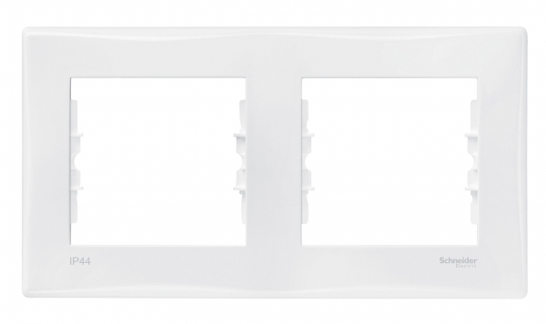 Schneider Electric SDN5810321 рамка 2 места гориз IP44 бел